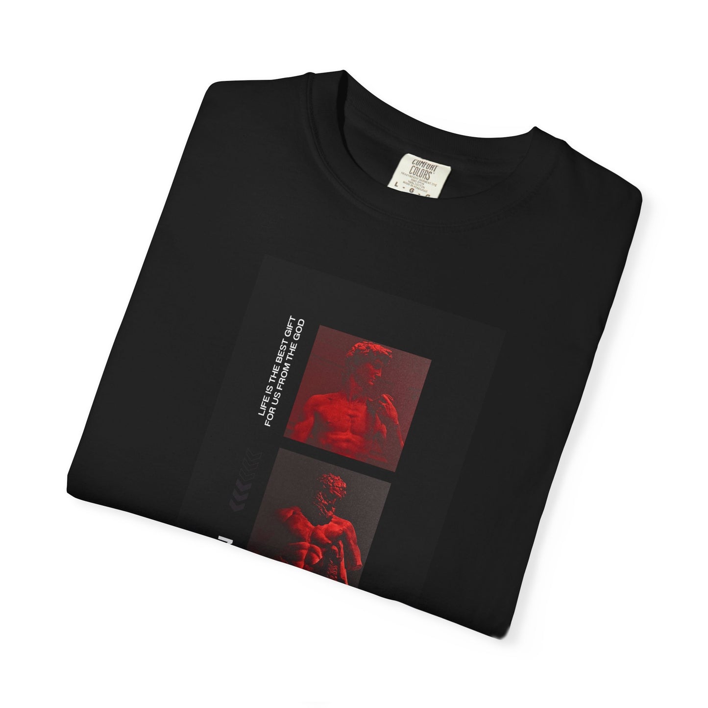 Evolution Red Film-Strip Graphic T-Shirt