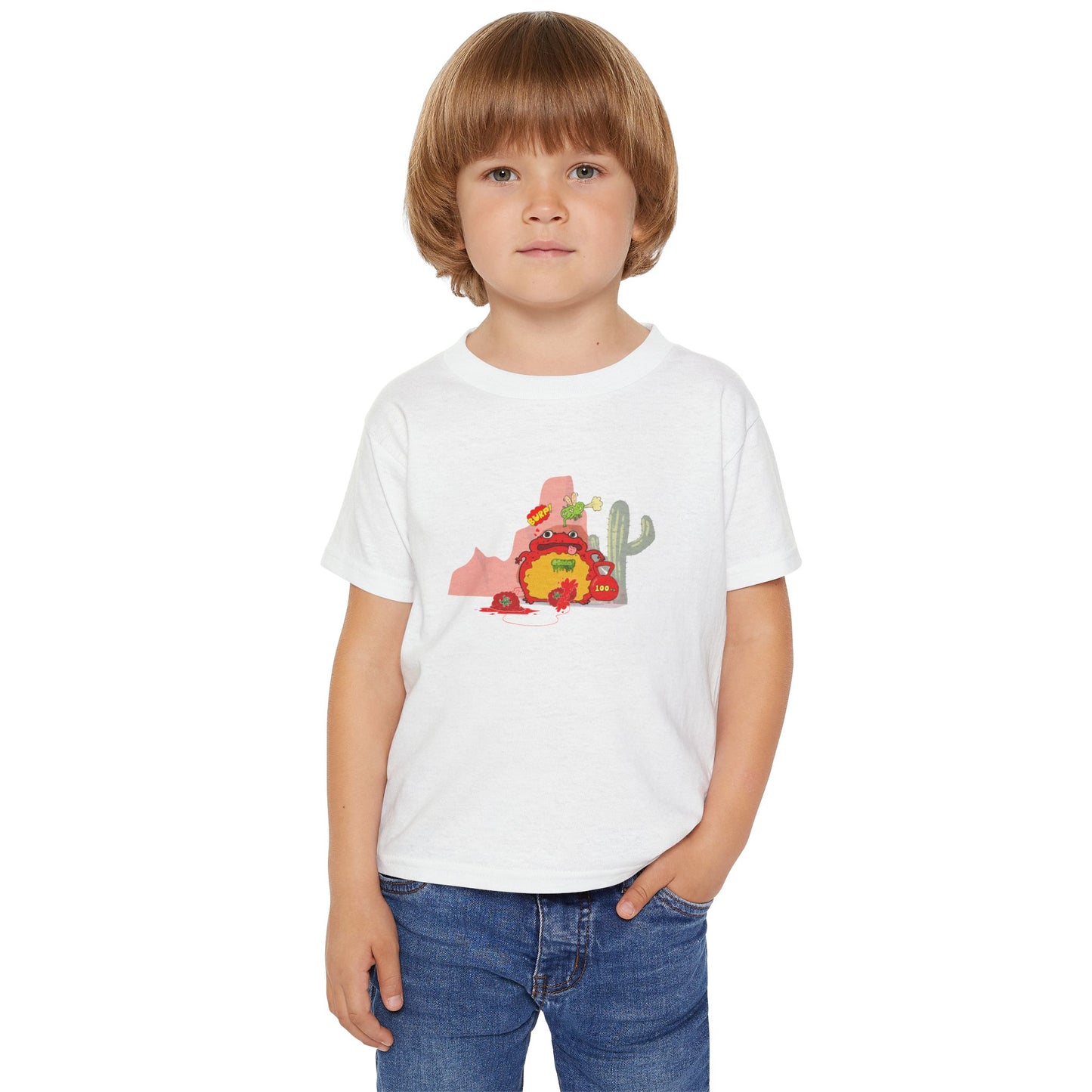 Southwestern Taco T-Shirt — Cute Toad & Uluru Graphic for Kids