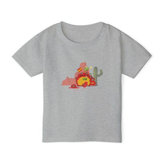 Southwestern Taco T-Shirt — Cute Toad & Uluru Graphic for Kids