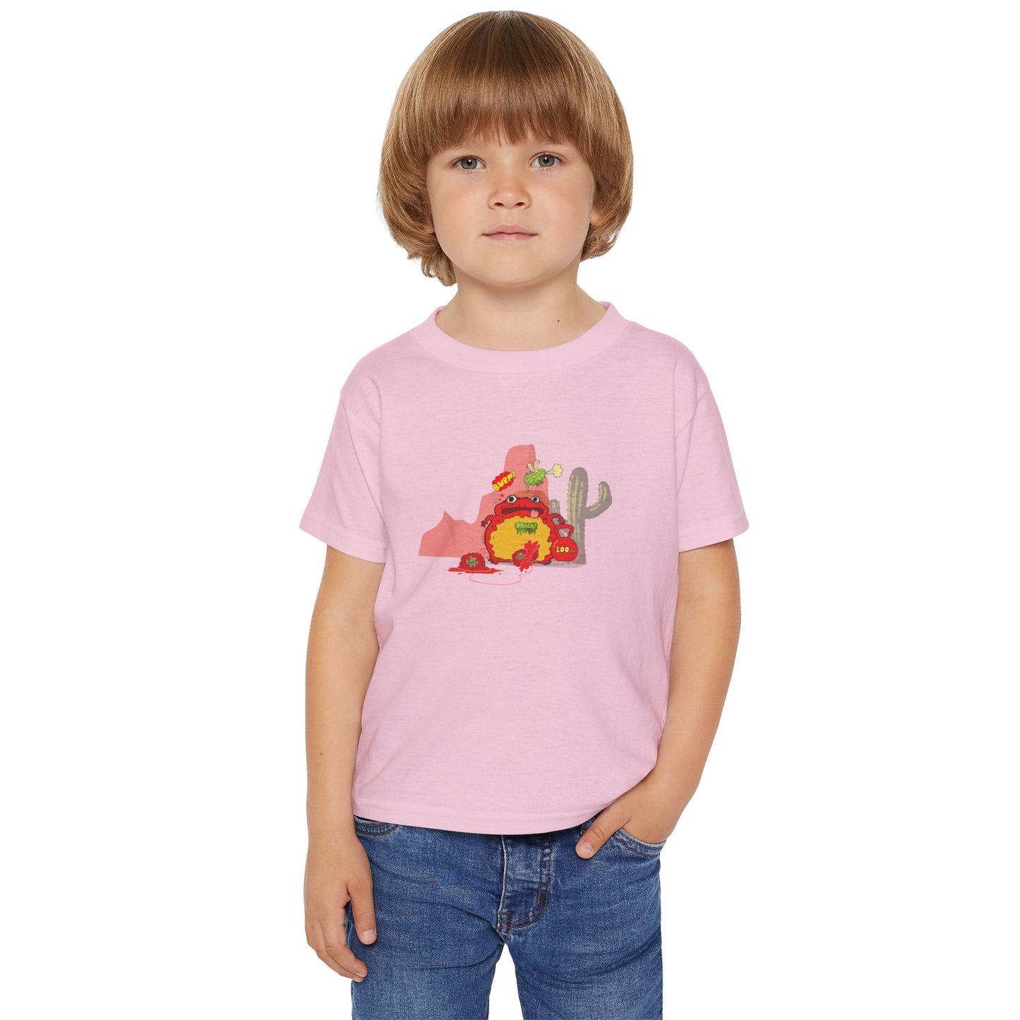 Southwestern Taco T-Shirt — Cute Toad & Uluru Graphic for Kids
