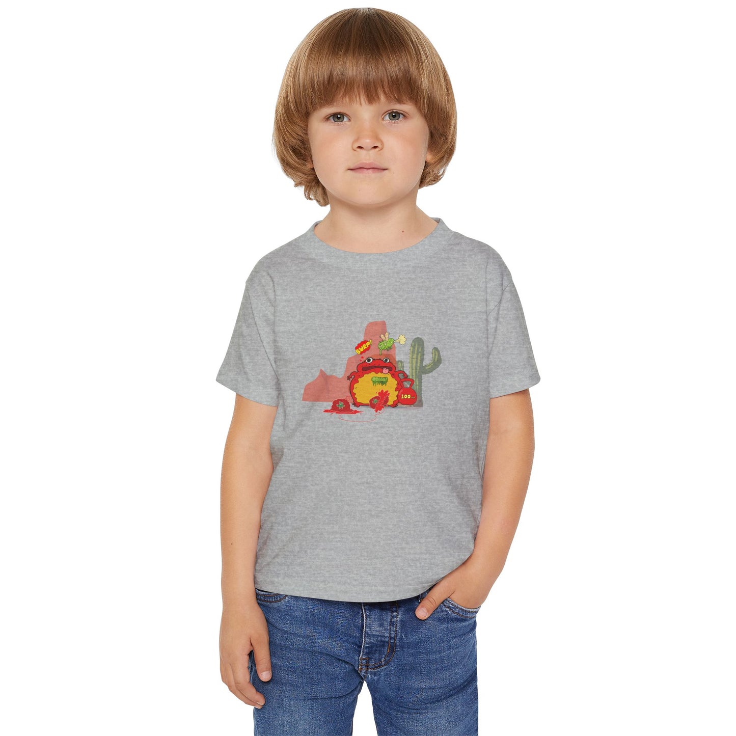 Southwestern Taco T-Shirt — Cute Toad & Uluru Graphic for Kids