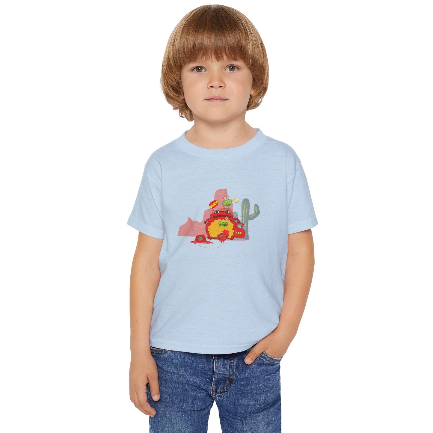Southwestern Taco T-Shirt — Cute Toad & Uluru Graphic for Kids